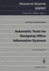 Automatic Tools for Designing Office Information Systems : The TODOS Approach - eBook