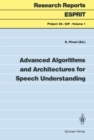 Advanced Algorithms and Architectures for Speech Understanding - eBook