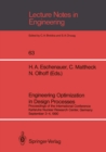 Engineering Optimization in Design Processes : Proceedings of the International Conference, Karlsruhe Nuclear Research Center, Germany, September 3-4, 1990 - eBook