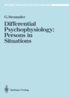 Differential Psychophysiology: Persons in Situations - eBook