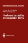 Nonlinear Instability of Nonparallel Flows : IUTAM Symposium Potsdam, NY, USA July 26 - 31, 1993 - eBook