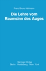 Die Lehre vom Raumsinn des Auges - eBook