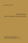 Differential and Integral Inequalities - eBook