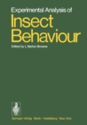 Experimental Analysis of Insect Behaviour - eBook