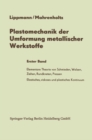 Plastomechanik der Umformung metallischer Werkstoffe : Erster Band - eBook