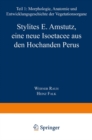Stylites E. Amstutz, eine neue Isoetacee aus den Hochanden Perus - eBook