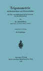 Trigonometrie fur Maschinenbauer und Elektrotechniker : Ein Lehr- und Aufgabenbuch fur den Unterricht und zum Selbststudium - eBook