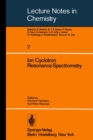 Ion Cyclotron Resonance Spectrometry - eBook