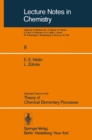 Selected Topics of the Theory of Chemical Elementary Processes - eBook