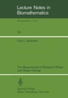 The Measurement of Biological Shape and Shape Change - eBook