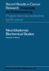 Neuroblastomas : Biochemical Studies - eBook