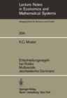 Entscheidungsregeln bei Risiko Multivariate stochastische Dominanz - eBook