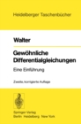 Gewohnliche Differentialgleichungen : Eine Einfuhrung - eBook