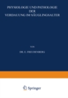 Physiologie und Pathologie der Verdauung im Sauglingsalter - eBook