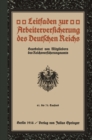 Leitfaden zur Arbeiterversicherung des Deutschen Reichs : 61. bis 70. Tausend - eBook