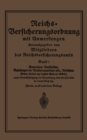 Reichs-Versicherungsordnung mit Anmerkungen : Band 1: Gemeinsame Vorschriften Beziehungen der Versicherungstrager usw., Verfahren - eBook