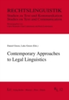Contemporary Approaches to Legal Linguistics - Book
