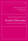 Feminist Philosophy : A Close Encounter with the Work of Herta Nagl-Docekal. Special Volume - eBook