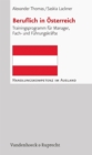 Beruflich in Osterreich : Trainingsprogramm fur Manager, Fach- und Fuhrungskrafte - eBook