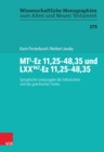 MTL-Ez 11,25-48,35 und LXX967-Ez 11,25-48,35 : Synoptische Leseausgabe des hebraischen und des griechischen Textes - eBook
