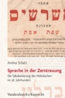 Sprache in der Zerstreuung : Die Sakularisierung des Hebraischen im 18. Jahrhundert - eBook