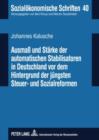 Ausma und Staerke der automatischen Stabilisatoren in Deutschland vor dem Hintergrund der juengsten Steuer- und Sozialreformen - eBook