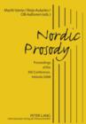 Nordic Prosody : Proceedings of the Xth Conference, Helsinki 2008 - eBook