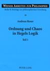 Ordnung und Chaos in Hegels Logik : Teil 1 und 2 - eBook