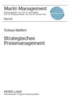 Strategisches Preismanagement - eBook