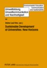 Sustainable Development at Universities: New Horizons - eBook