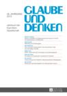 Glaube und Denken : Jahrbuch der Karl-Heim-Gesellschaft- 26. Jahrgang 2013 - eBook