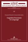 Cognitive Processes in Language - eBook