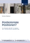Postkoloniale Positionen? : Die Biennale DAK'ART im Kontext des internationalen Kunstbetriebs - eBook