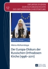 Der Europa-Diskurs der Russischen Orthodoxen Kirche (1996-2011) - eBook