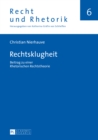 Rechtsklugheit : Beitrag zu einer Rhetorischen Rechtstheorie - eBook