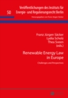 Renewable Energy Law in Europe : Challenges and Perspectives - eBook