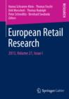 European Retail Research : 2013, Volume 27, Issue I - eBook