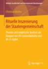 Rituelle Inszenierung der Staatengemeinschaft : Theorie und empirische Analyse am Beispiel von VN-Generaldebatte und M+5-Gipfel - eBook