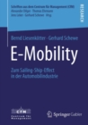 E-Mobility : Zum Sailing-Ship-Effect in der Automobilindustrie - eBook