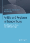 Politik und Regieren in Brandenburg - eBook