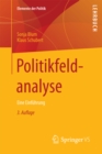 Politikfeldanalyse : Eine Einfuhrung - eBook