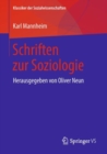 Schriften zur Soziologie : Herausgegeben von Oliver Neun - eBook