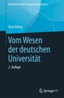Vom Wesen der deutschen Universitat - eBook