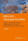 VOB/A 2019 - Textausgabe/Text Edition : Vergabe- und Vertragsordnung fur Bauleistungen, Teil A / German Construction Contract Procedures, Part A - eBook