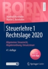 Steuerlehre 1 Rechtslage 2020 : Allgemeines Steuerrecht, Abgabenordnung, Umsatzsteuer - eBook