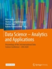 Data Science - Analytics and Applications : Proceedings of the 3rd International Data Science Conference - iDSC2020 - eBook