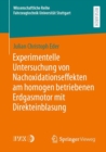 Experimentelle Untersuchung von Nachoxidationseffekten am homogen betriebenen Erdgasmotor mit Direkteinblasung - eBook