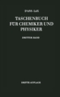 D'Ans-Lax Taschenbuch fur Chemiker und Physiker : Band III Eigenschaften von Atomen und Molekeln - eBook