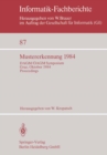 Mustererkennung 1984 : DAGM/OAGM Symposium Graz, 2.-4. Oktober 1984 Proceedings - eBook