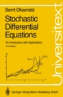 Stochastic Differential Equations : An Introduction with Applications - eBook